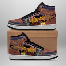 Load image into Gallery viewer, Fuegoleon Vermillion Shoes Black Clover Anime Sneakers Air Jordan Shoes Sport Top Branding Trends 2020 Sneakers
