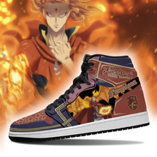 Load image into Gallery viewer, Fuegoleon Vermillion Shoes Black Clover Anime Sneakers Air Jordan Shoes Sport Top Branding Trends 2020 Sneakers
