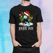 Load image into Gallery viewer, Funny Dachshund Christmas Face Mask Bye Bye 2020 Xmas Dog T-Shirt, Ladies T-Shirt, Hoodie 2D
