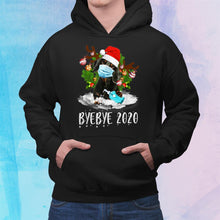 Load image into Gallery viewer, Funny Dachshund Christmas Face Mask Bye Bye 2020 Xmas Dog T-Shirt, Ladies T-Shirt, Hoodie 2D
