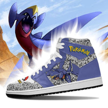 Load image into Gallery viewer, Garchomp Shoes Boots Cute Pokemon Anime Sneakers Air Jordan Shoes Sport Top Branding Trends 2020 Sneakers
