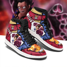 Load image into Gallery viewer, Gear 4 Luffy Shoes Boots Straw Hat Priates One Piece Anime Sneakers Air Jordan Shoes Sport Top Branding Trends 2020 Sneakers
