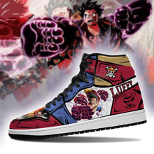 Load image into Gallery viewer, Gear 4 Luffy Shoes Boots Straw Hat Priates One Piece Anime Sneakers Air Jordan Shoes Sport Top Branding Trends 2020 Sneakers
