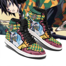 Load image into Gallery viewer, Giyu Shoes Boots Skill Water Breathing Demon Slayer Anime Sneakers Air Jordan Shoes Sport Top Branding Trends 2020 Sneakers
