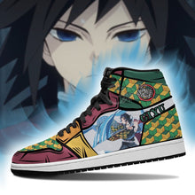 Load image into Gallery viewer, Giyu Shoes Boots Skill Water Breathing Demon Slayer Anime Sneakers Air Jordan Shoes Sport Top Branding Trends 2020 Sneakers
