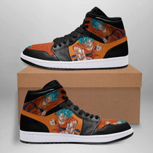 Load image into Gallery viewer, Goku Shoes Super Saiyan Blue Dragon Ball Anime Sneakers Air Jordan Shoes Sport Sneakers
