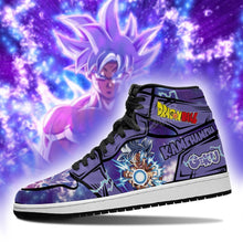 Load image into Gallery viewer, Goku Ultra Instinct Dragon Ball Anime Sneakers Air Jordan Shoes Sport Top Branding Trends 2020 Sneakers
