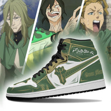 Load image into Gallery viewer, Green Mantis Magic Knight Shoes Black Clover Anime Sneakers Air Jordan Shoes Sport Top Branding Trends 2020 Sneakers

