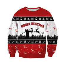Load image into Gallery viewer, Hunting Christmas SUIT Hoodie 3D, Zip Hoodie 3D, T-Shirt 3D, Sweatshirt 3D, Short Pant 3D
