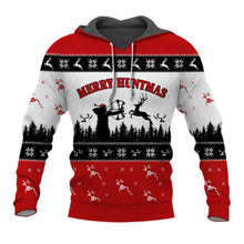 Load image into Gallery viewer, Hunting Christmas SUIT Hoodie 3D, Zip Hoodie 3D, T-Shirt 3D, Sweatshirt 3D, Short Pant 3D
