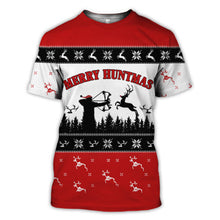 Load image into Gallery viewer, Hunting Christmas SUIT Hoodie 3D, Zip Hoodie 3D, T-Shirt 3D, Sweatshirt 3D, Short Pant 3D
