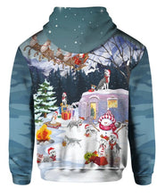 Load image into Gallery viewer, Husky – Christmas 3D PULLOVER FULL PRINTED HOODIES 3D
