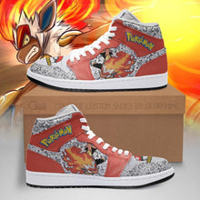 Load image into Gallery viewer, Infernape Shoes Boots Cute Pokemon Anime Sneakers Air Jordan Shoes Sport Top Branding Trends 2020 Sneakers
