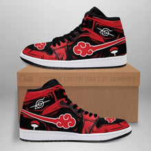 Load image into Gallery viewer, Itachi Akatsuki Symbol Naruto Anime Sneakers Air Jordan Shoes Sport Top Branding Trends 2020 Sneakers
