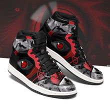Load image into Gallery viewer, Itachi Sharingan Eyes Akatsuki Anime Sneakers Air Jordan Shoes Sport Top Branding Trends 2020 Sneakers
