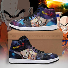 Load image into Gallery viewer, Krillin Shoes Boots Galaxy Dragon Ball Z Anime Sneakers Air Jordan Shoes Sport Sneakers

