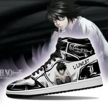 Load image into Gallery viewer, L. Lawliet Custom Death Note Anime Sneakers Air Jordan Shoes Sport Top Branding Trends 2020 Sneakers
