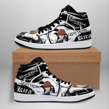 Load image into Gallery viewer, Light Yagami Shoes Boots Custom Death Note Anime Sneakers Air Jordan Shoes Sport Top Branding Trends 2020 Sneakers
