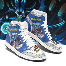 Load image into Gallery viewer, Lucario Shoes Boots Cute PokemonAnime Sneakers Air Jordan Shoes Sport Sneakers
