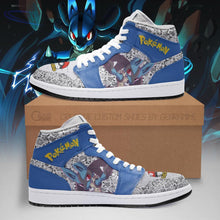 Load image into Gallery viewer, Lucario Shoes Boots Cute PokemonAnime Sneakers Air Jordan Shoes Sport Sneakers
