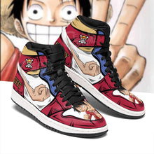 Load image into Gallery viewer, Luffy Gomu Gomu Skill One Piece Anime Sneakers Air Jordan Shoes Sport Top Branding Trends 2020 Sneakers
