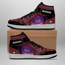 Load image into Gallery viewer, Madara Rinnegan Eye Naruto Anime Sneakers Air Jordan Shoes Sport Top Branding Trends 2020 Sneakers
