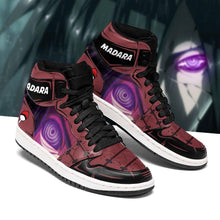 Load image into Gallery viewer, Madara Rinnegan Eye Naruto Anime Sneakers Air Jordan Shoes Sport Top Branding Trends 2020 Sneakers

