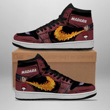 Load image into Gallery viewer, Madara Shoes Jutsu Fire Release Naruto Anime Sneakers Air Jordan Shoes Sport Top Branding Trends 2020 Sneakers

