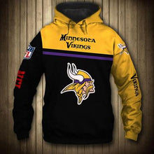 Load image into Gallery viewer, Minnesota Vikings NFL Football Hoodie 3D Top Branding Trends Skull Sweathsirt Limited Ediction For Men And Women
