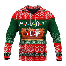 Load image into Gallery viewer, Merry Christmas FRIENDS Santa Claus SUIT Hoodie 3D, Zip Hoodie 3D, T-Shirt 3D, Sweatshirt 3D, Short Pant 3D
