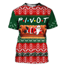 Load image into Gallery viewer, Merry Christmas FRIENDS Santa Claus SUIT Hoodie 3D, Zip Hoodie 3D, T-Shirt 3D, Sweatshirt 3D, Short Pant 3D
