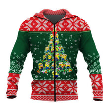 Load image into Gallery viewer, Minion With Christmas SUIT Hoodie 3D, Zip Hoodie 3D, T-Shirt 3D, Sweatshirt 3D, Short Pant 3D
