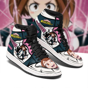 Ochako Uraraka Shoes Boots Skill My Hero Academia Anime Sneakers Air Jordan Shoes Sport Top Branding Trends 2020 Sneakers