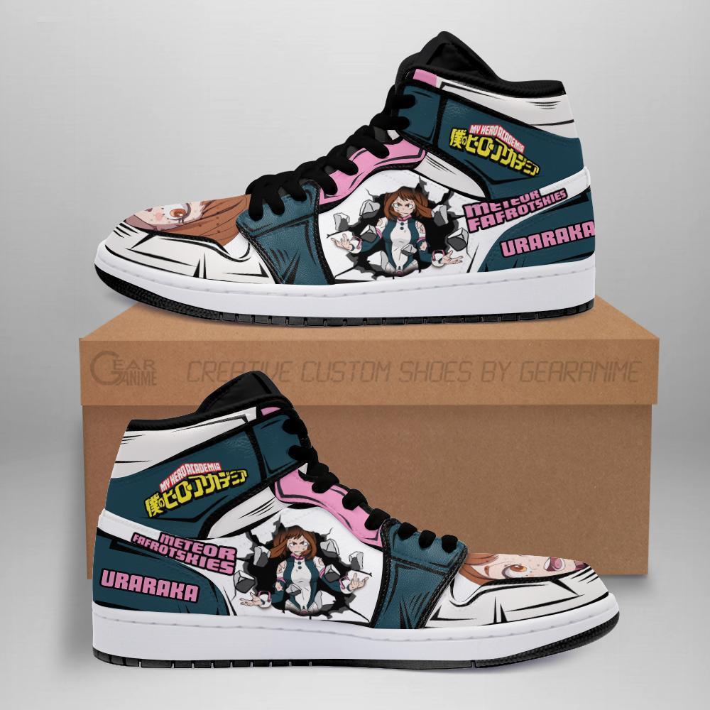 Ochako Uraraka Shoes Boots Skill My Hero Academia Anime Sneakers Air Jordan Shoes Sport Top Branding Trends 2020 Sneakers