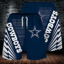 Load image into Gallery viewer, Dallas Cowboys  3D Summer Beach Sport Short Pants 3D Men Cool Shorts Swim Trunks
