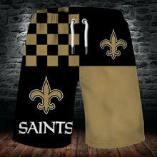 Load image into Gallery viewer, New Orleans Saints  3D Shorts Summer Beach Men's  Cool Sport Short Pants 3D Swim Trunks

