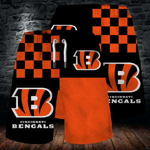 2020 Cincinnati Bengals Summer Beach Short Pants 3D Men Cool Shorts Swim Trunks