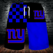 Load image into Gallery viewer, 2020 HOT New York Giants Summer Beach Shorts Men&#39;s Cool Sport Short Pants 3D Swim Trunks
