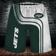 Load image into Gallery viewer, New York Jets 3D Summer Beach Sport Short Pants 3D Men Cool Shorts Swim Trunks
