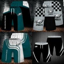 Load image into Gallery viewer, 2020 Summer Philadelphia Eagles  3D Beach Shorts Cool Short Pants 3D Swimming Trunks
