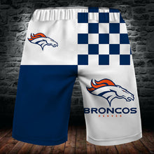Load image into Gallery viewer, 2020 HOT Denver Broncos NFL Football Summer Beach Shorts Men&#39;s Cool Sport Short Pants 3D Swim Trunks

