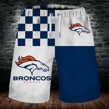 Load image into Gallery viewer, 2020 HOT Denver Broncos NFL Football Summer Beach Shorts Men&#39;s Cool Sport Short Pants 3D Swim Trunks
