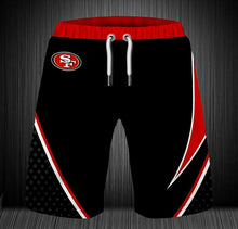 Load image into Gallery viewer, 2020 San Francisco 49ers Summer 3D Beach Shorts Cool Short Pants 3D Swimming Trunks Surfing Board Short
