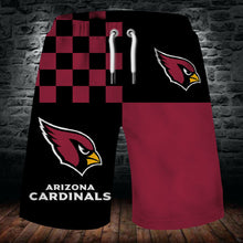 Load image into Gallery viewer, Arizona Cardinals Summer Beach Short Pants 3D Men Cool Shorts Swim Trunks
