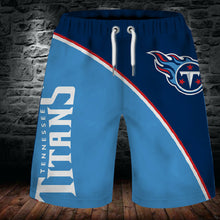 Load image into Gallery viewer, Summer Tennessee Titans Summer Beach Shorts Men's Cool Sport Short Pants 3D Swim Trunks Surfing Board Shorts
