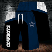 Load image into Gallery viewer, 2020 Summer Dallas Cowboys 3D Beach Shorts Cool Short Pants 3D Swimming Trunks
