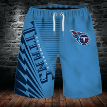 Load image into Gallery viewer, Tennessee Titans NFL Football 3D Shorts Summer Beach Men's  Cool Sport Short Pants 3D Swim Trunks
