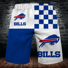 Load image into Gallery viewer, 2020 HOT Buffalo Bills Summer Beach Shorts Men&#39;s Cool Sport Short Pants 3D Swim Trunks
